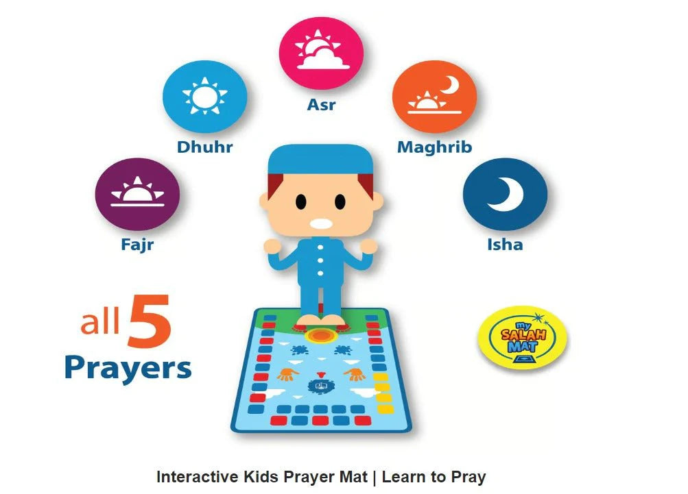 Islamic Prayer Mat for Children Education